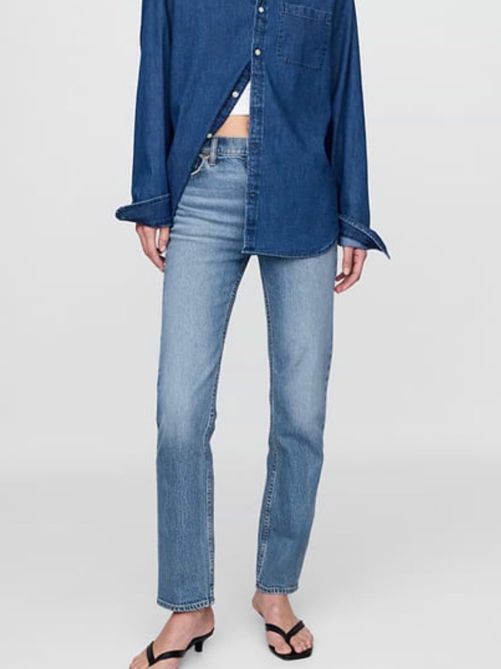 High Rise 90’s Straight Jeans